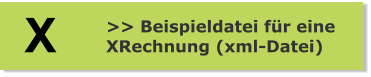 >> Beispieldatei für eine  XRechnung (xml-Datei) X